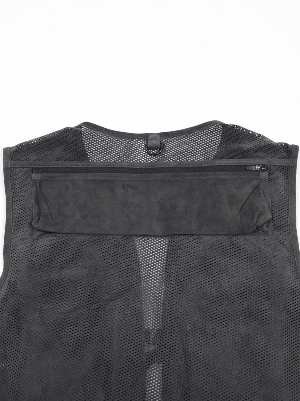 【INNAT】SUEDE MESH VEST