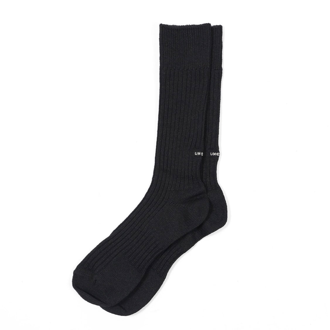 【UMEDA】Wool Linen Long Rib Socks