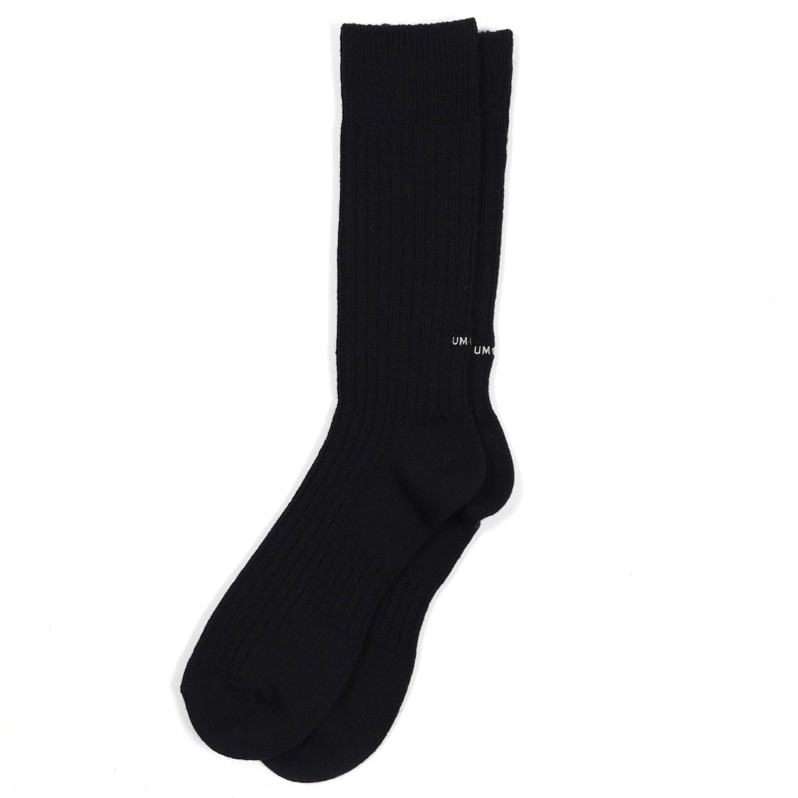 【UMEDA】Wool Long Rib Socks