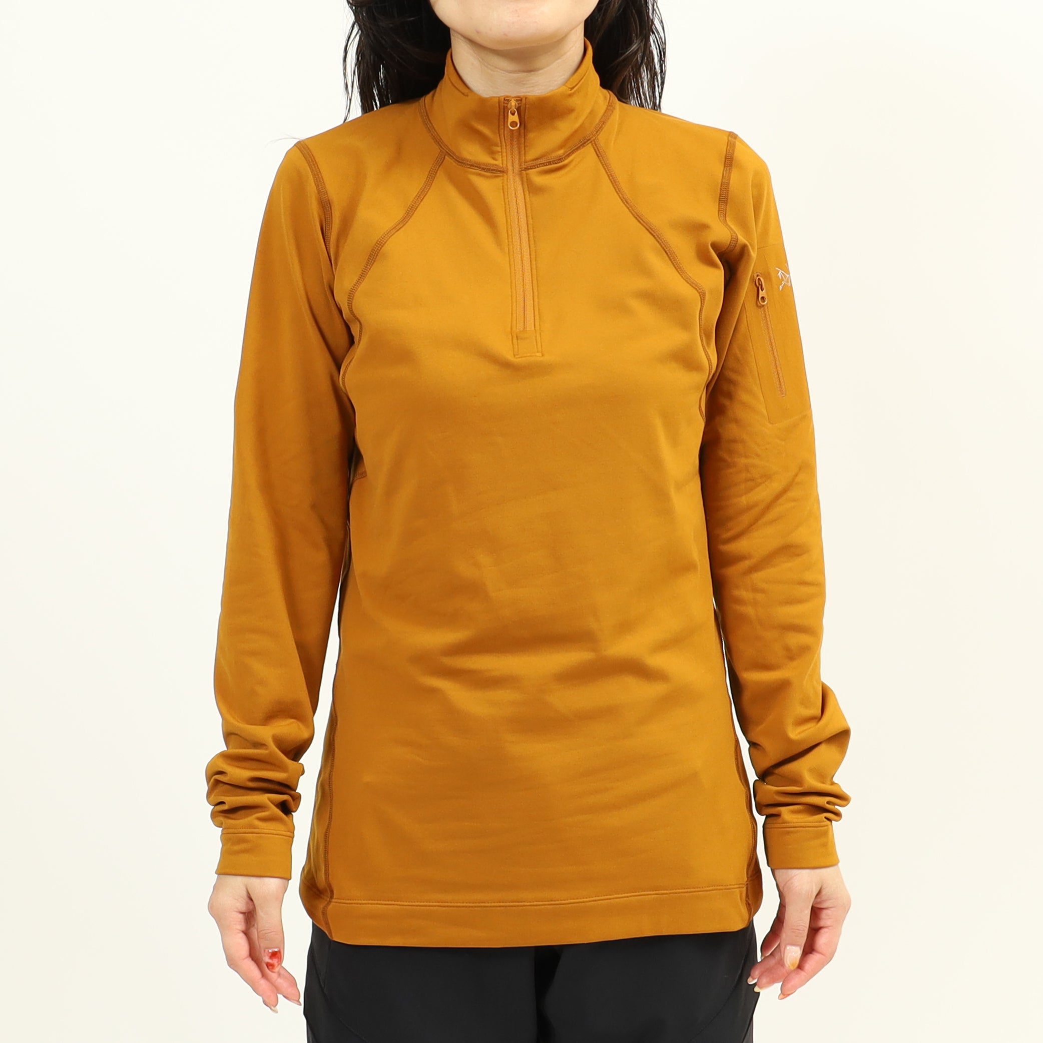 登山用インナー アークテリクス RHO LT Zip Neck Womens - 登山用品